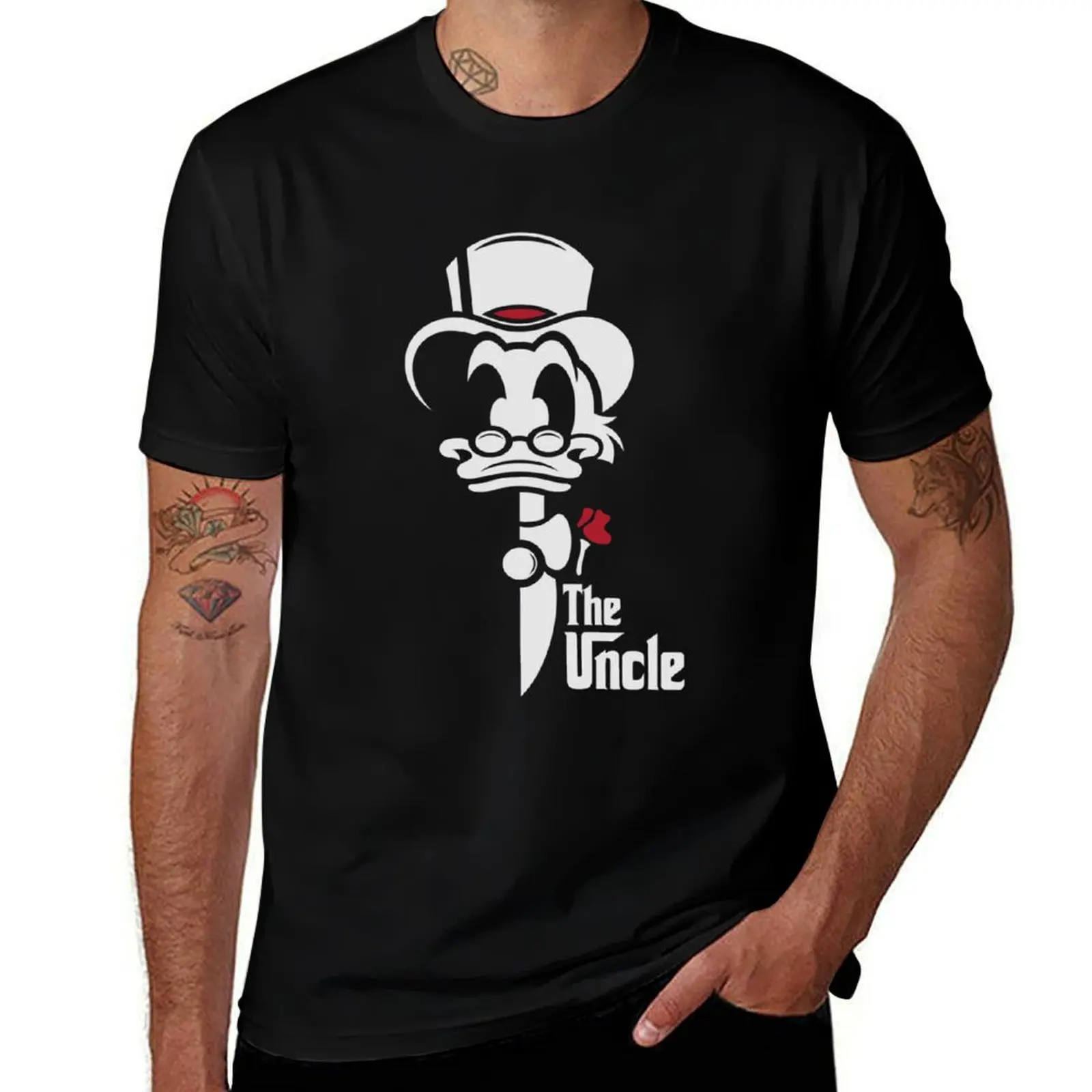 Scrooge Mcduck The Uncle T-Shirt T-Shirt quick-drying Luxury man mens graphic t-shirts anime