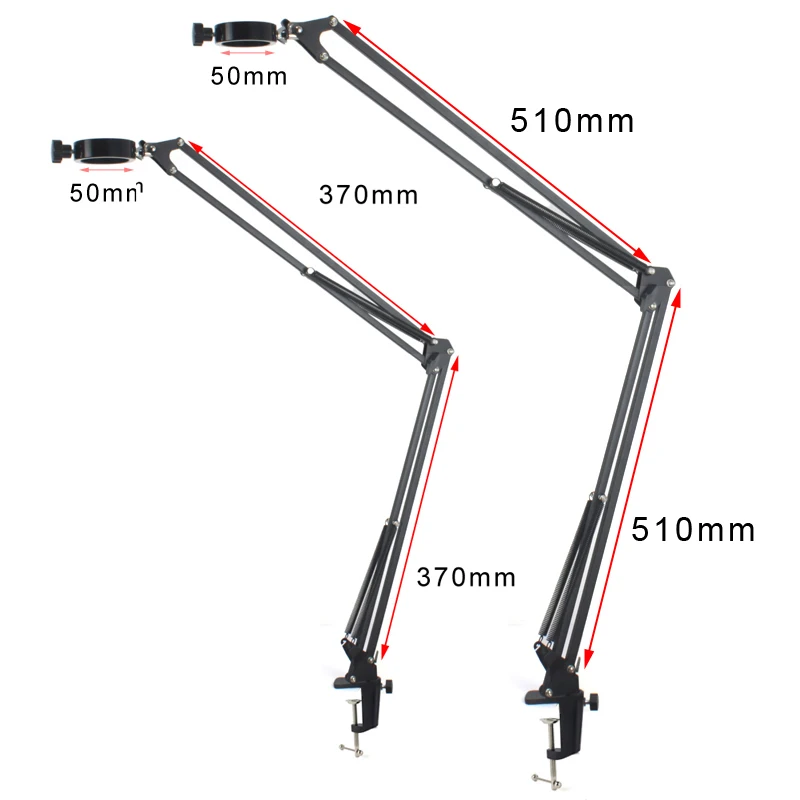 Imagem -04 - Câmera de Microscópio Digital de Vídeo Industrial Suporte Cantilever para Reparação de Solda 48mp 4k 1080p Hdmi Usb 130x Zoom c Mount Lens