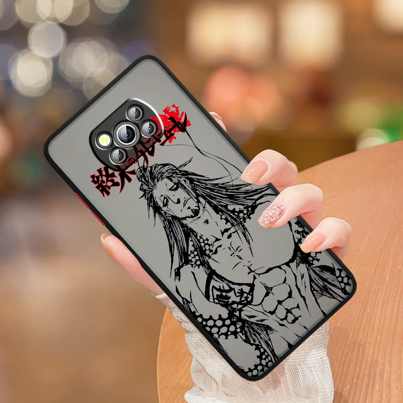 R-Record Of R-Ragnarok Anime Art Frosted Translucent For Xiaomi Mi Poco X5 X4 X3 M6 M5S M5 M4 M3 F5 F4 F3 GT Pro 5G TPU