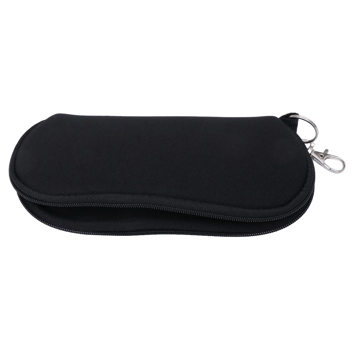 

Eyeglasses Case Small Bag Waterproof Neoprene Glasses Box Black Zipper Closure for Most Frame Types Kids Adults Compact