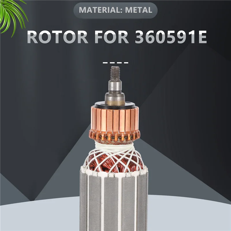 Imagem -04 - Substituição da Âncora do Rotor para Hitachi 220v 360591e Dh40mry Dh40m Dh40mr Dh40sr Dh40fr Haste do Spline Martelo Rotativo