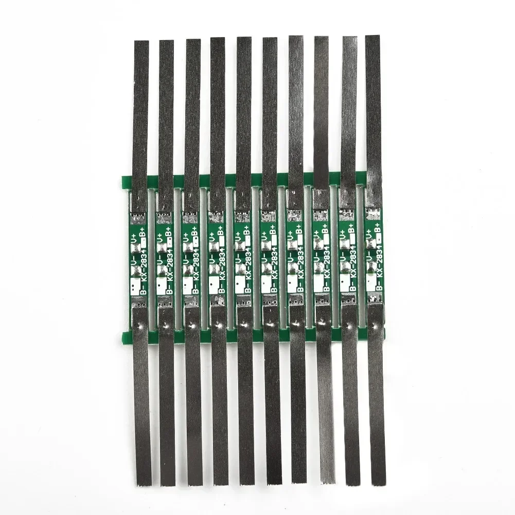 Imagem -03 - Placa de Proteção para 1s 3.7v Li-ion Bateria de Lítio Proteção contra Sobrecarga Acessórios para Carro 10 20 50 100 Pcs 3a