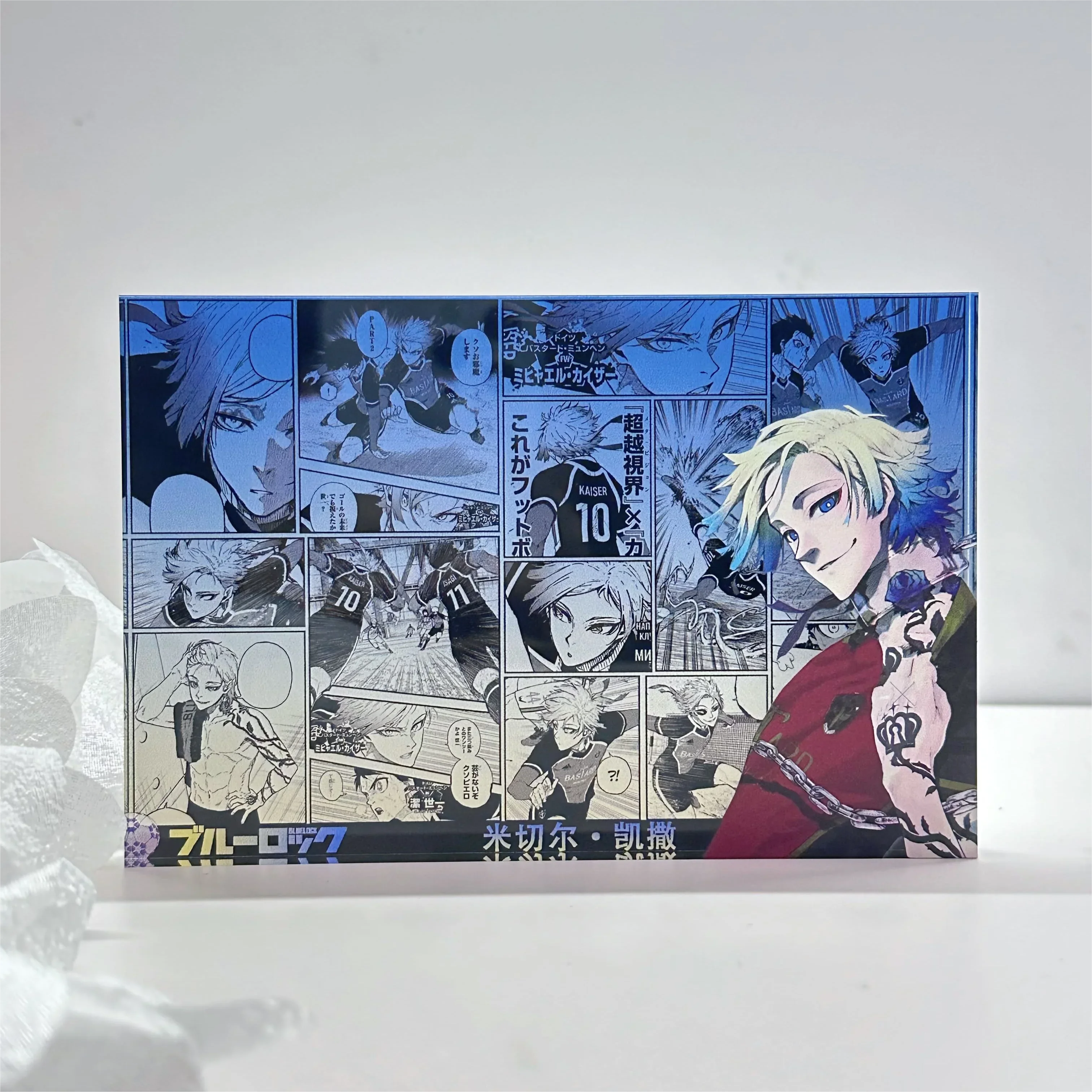 

Anime BLUE LOCK Cosplay Exquisite High Transmittance Desktop Decoration Acrylic Brick Collectible Ornament Birthday Xmas Gift