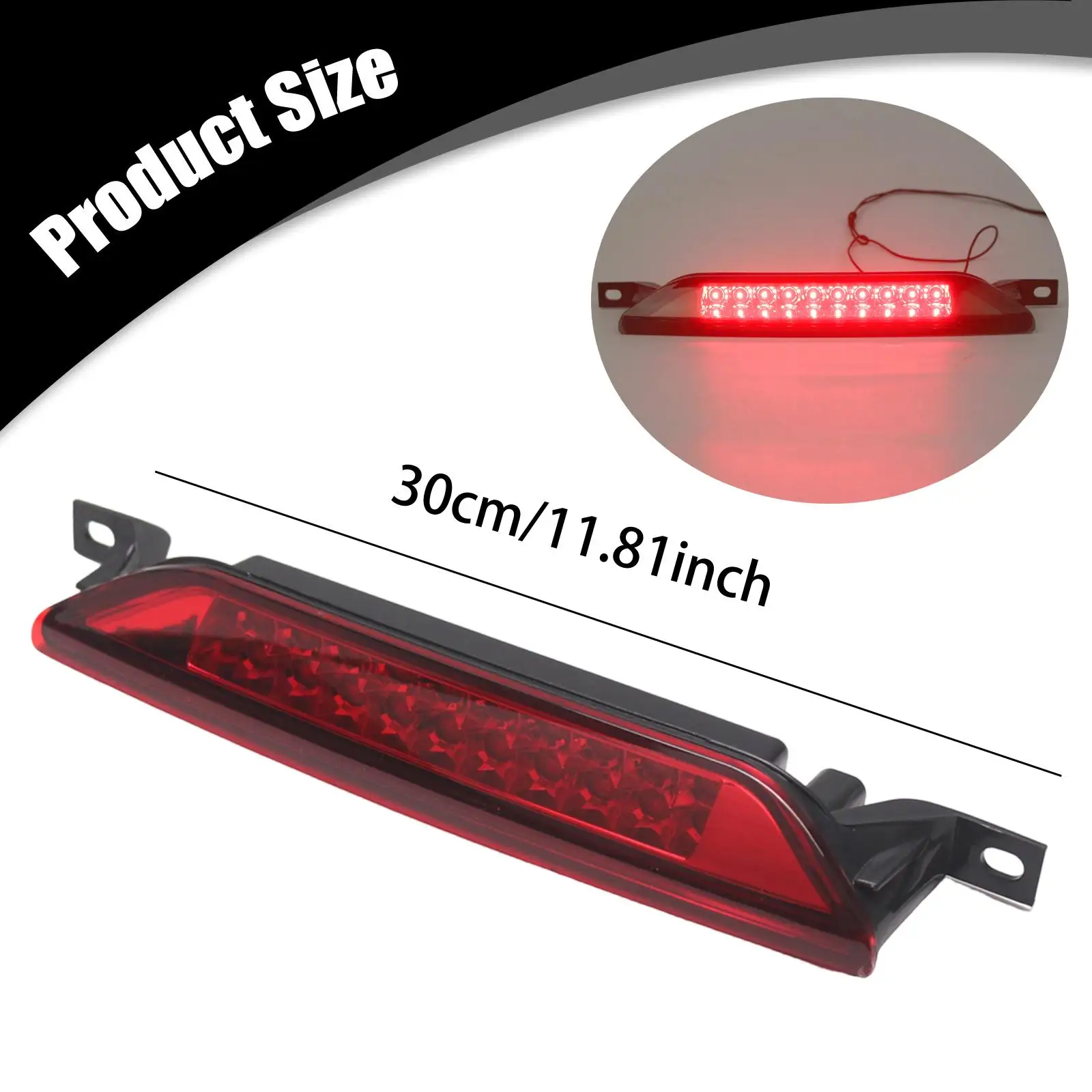 Third Brake Light Auto Accessory Easy to Install Modern Part 5303754AF