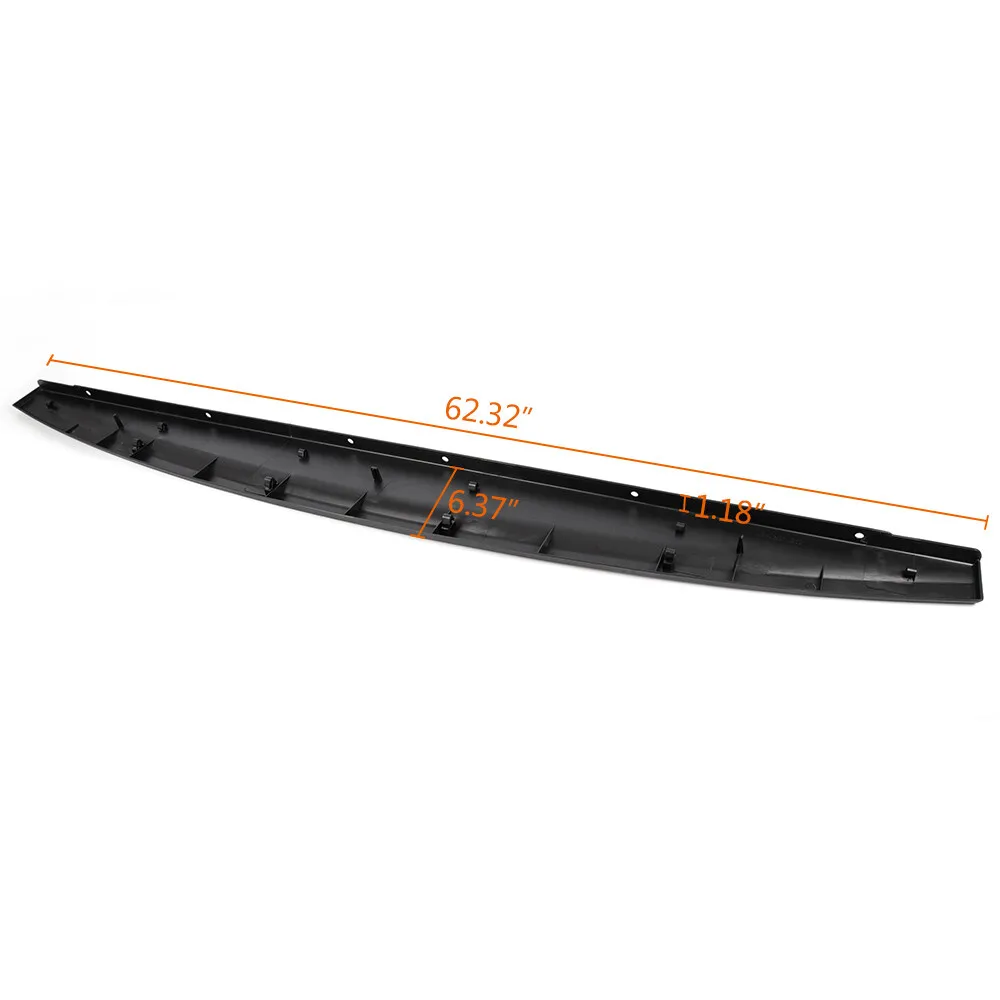 Tailgate Protector Molding Top Cap Cover Spoiler Fit For 2009-2018 Dodge Ram1500
