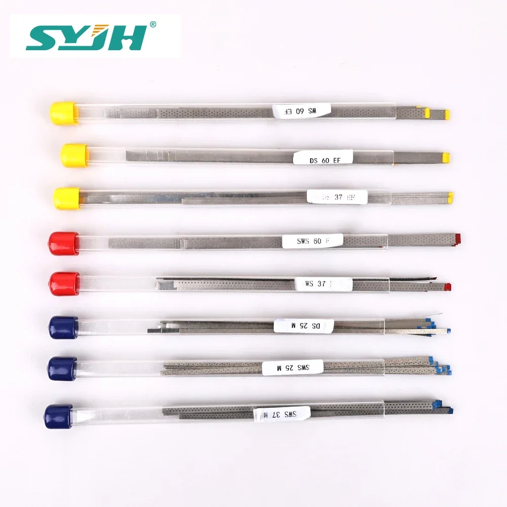 

ELIJAH 10Pcs/Box Dental Diamond Polishing Strip Polisher Autoclavable Medium/Fine/Extra Fine Wear Resistant Polishing Strip Tool