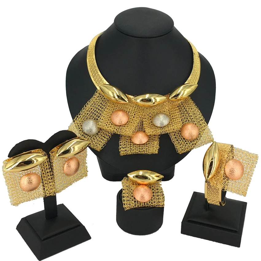 

Yuminglai Big Jewelry Brazilian Jewelry Sets For Women FHK13573