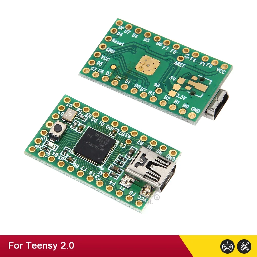 NEW Teensy 2.0++ USB AVR Development Board ISP U Disk Keyboard Mouse Experimental Board AT90USB1286 For Arduino