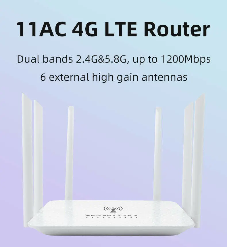 unlocked 3g 4g lte cellular wifi router housing mobile hotspot 2.4ghz LAN port internet wifi 4g router