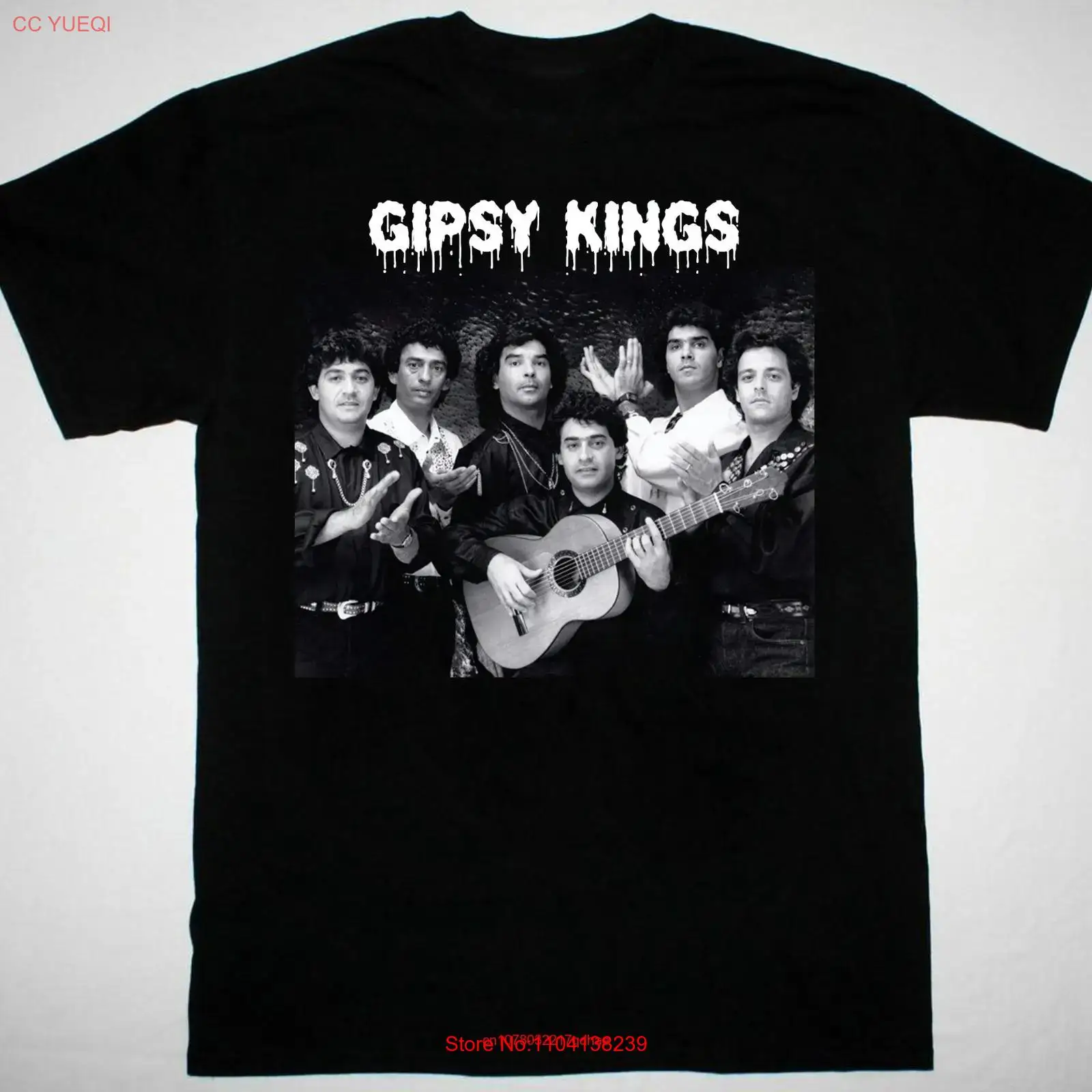 NEW Gipsy Kings band T shirt black Short sleeve All Sizes S to 5Xl 1F995 long or short sleeves