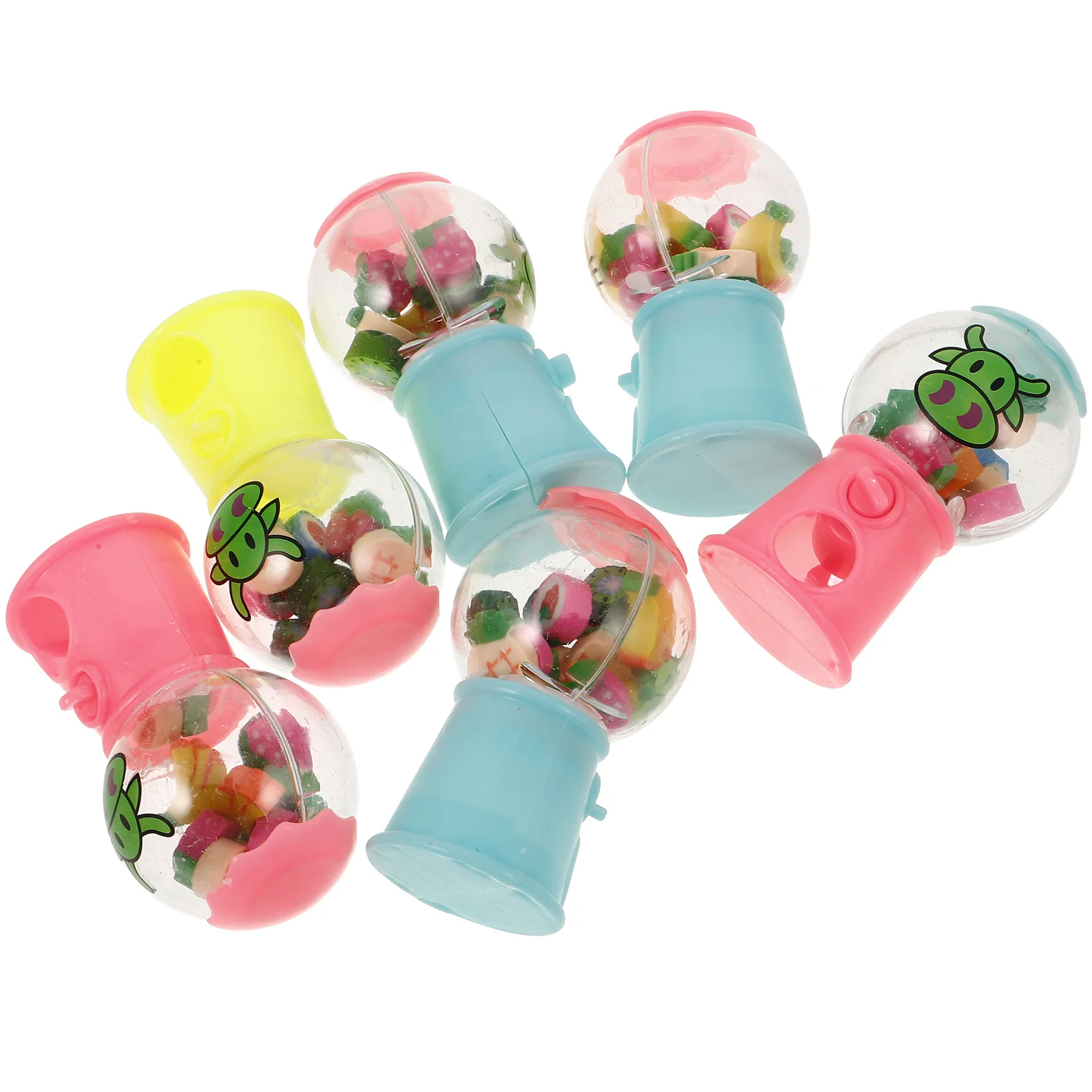 

6Pcs Creative Cartoon Erasers Funny Fruit Design Rubber Erasers for School Supplies Lovely Stationery Gifts for
