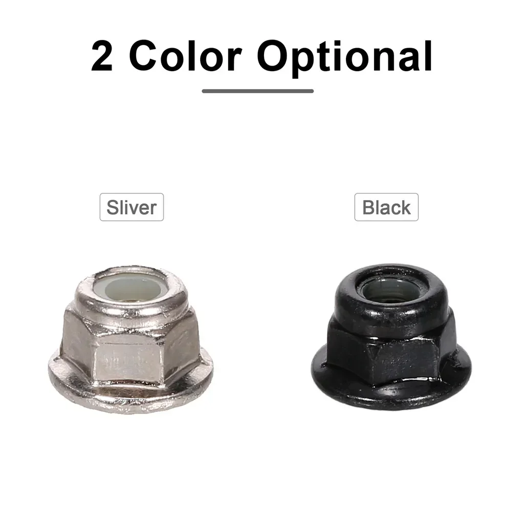 12PCS Metal 4mm M4 Wheel Lock Nuts Compatible for 1/10 RC Car Hsp Redcat Trxs Tamiya Hpi Rc4wd Axial Replacement Parts