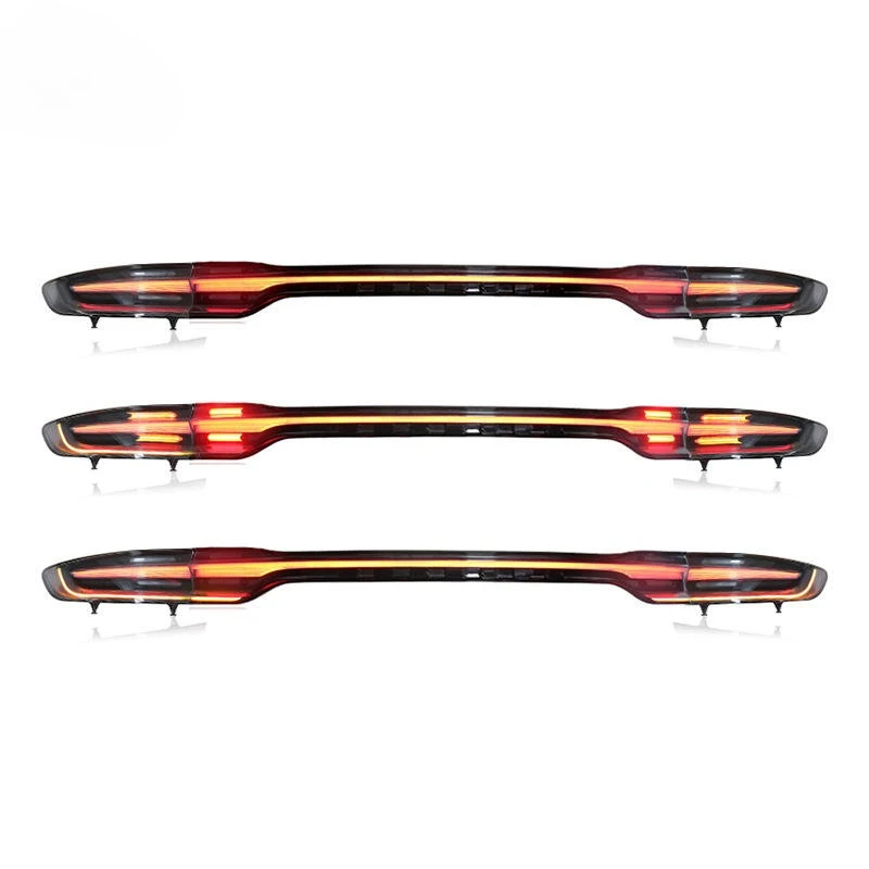 

for Porsche 2014 215 2016 2017 Macan Rear Light 95B Modified Through Type LED Taillights Rear Lamps Turn Signal Back Fog Lights