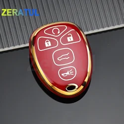 Remote Soft TPU Shell Fob For Chevrolet Tahoe Suburban Gmc Yukon For Cadillac Escalade Car Key Case Cover Protector Accessories