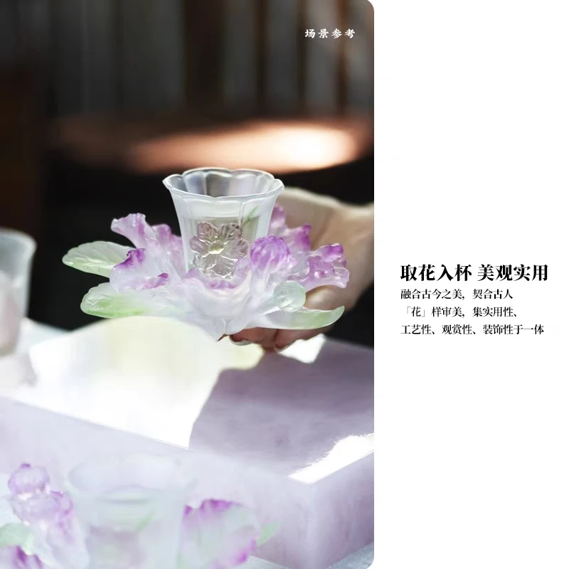 

Glazed Twelve Flower God Set Glazed Cup