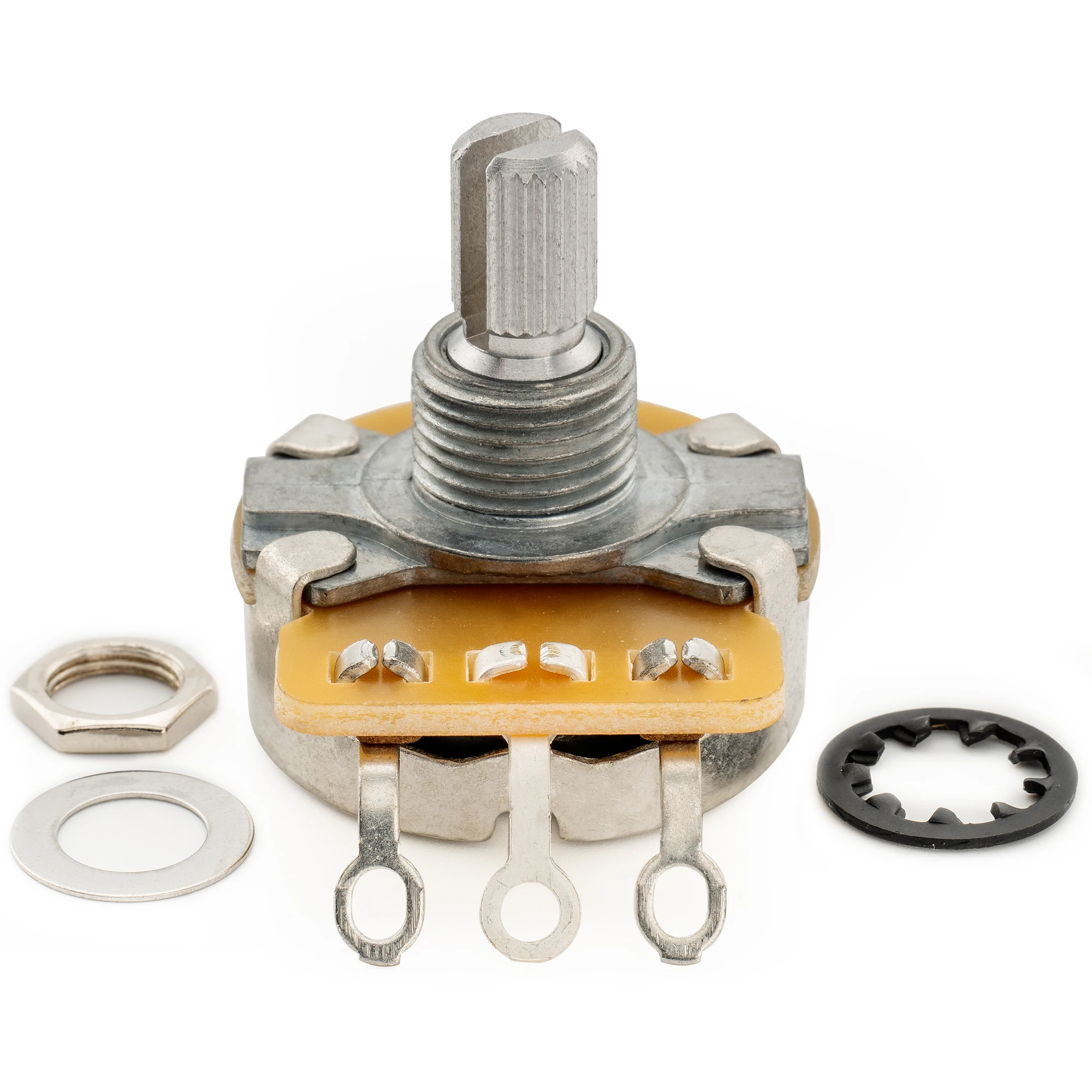 CTS 450 A250K/B250K/A500K/B500K Pot Short/Standard/Long Split Shaft 10% Audio Taper Linear Taper Potentiometer for Guitar Bass