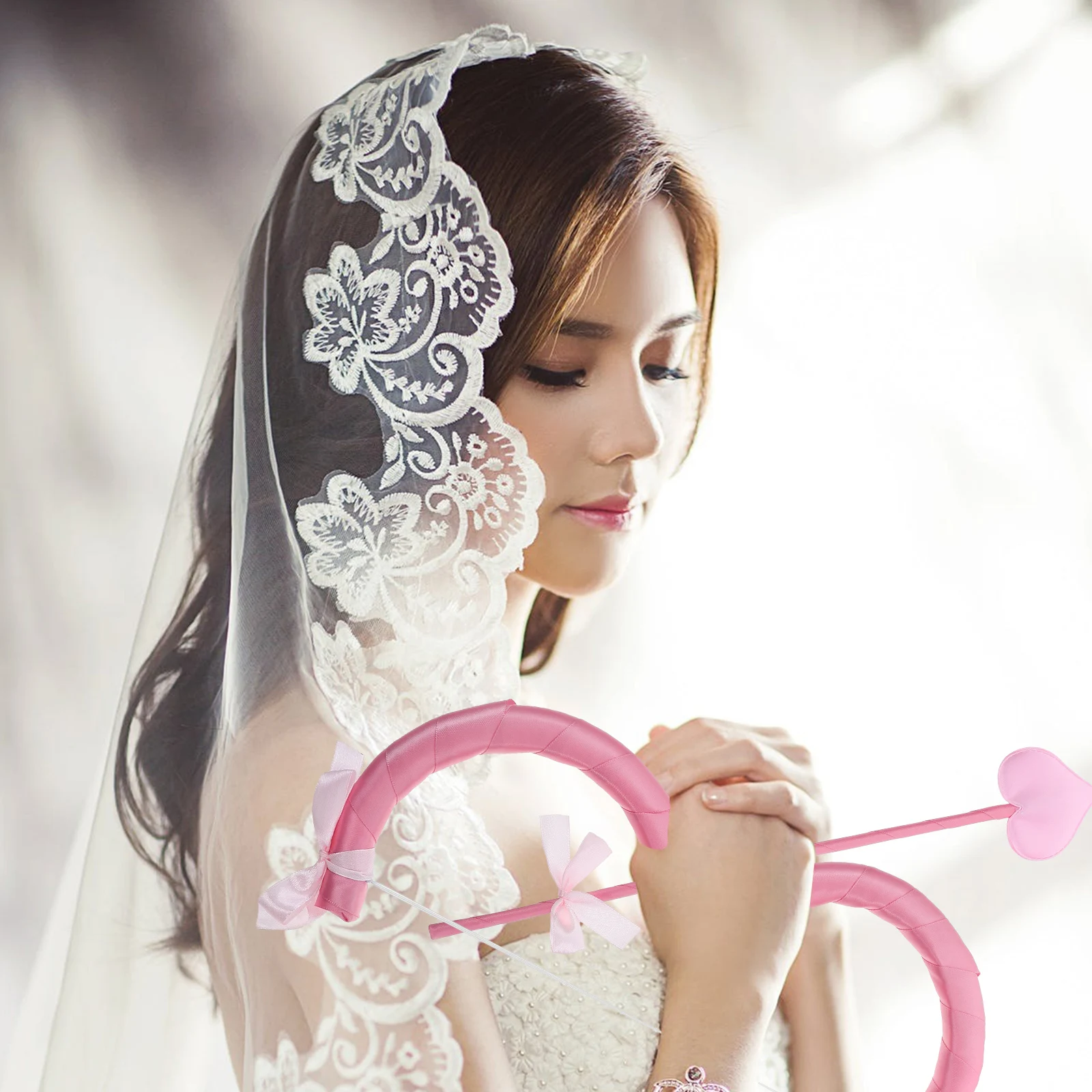 

1 set 1 Set Cupid Arrow Props Unique Design For Valentine Halloween Party Stage Performance Mini Cupid Costume Accessories Kit