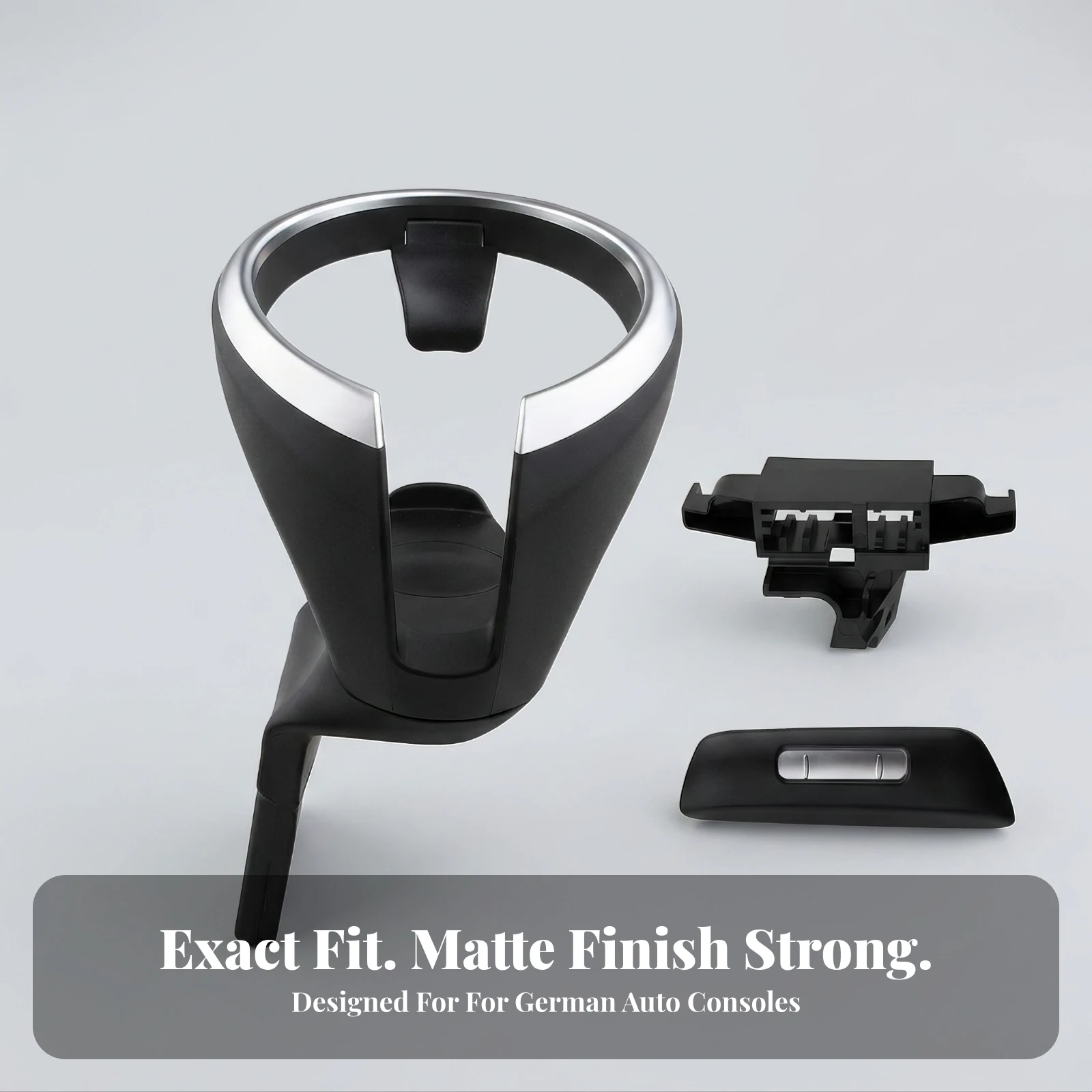 Console Cup Holder Module Upgrade Car Accessory Hardware Black ABS for DIY Mechanics, Daily Driving