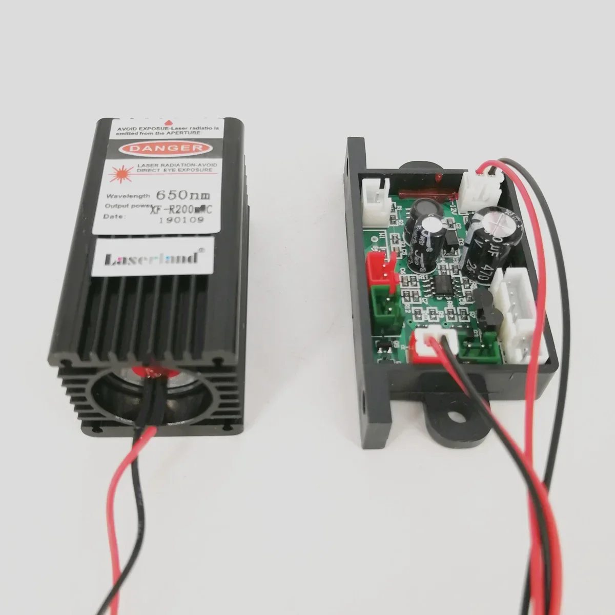 Fat beam Focusable 200mW 650nm Red Dot Laser Diode Module TTL Continuous Working