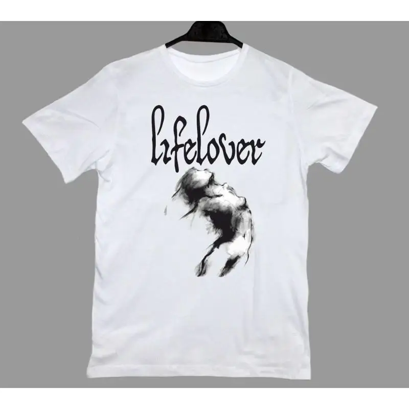 

Vtg LIFELOVER Band For Fans Cotton White Full Size T Shirt J419