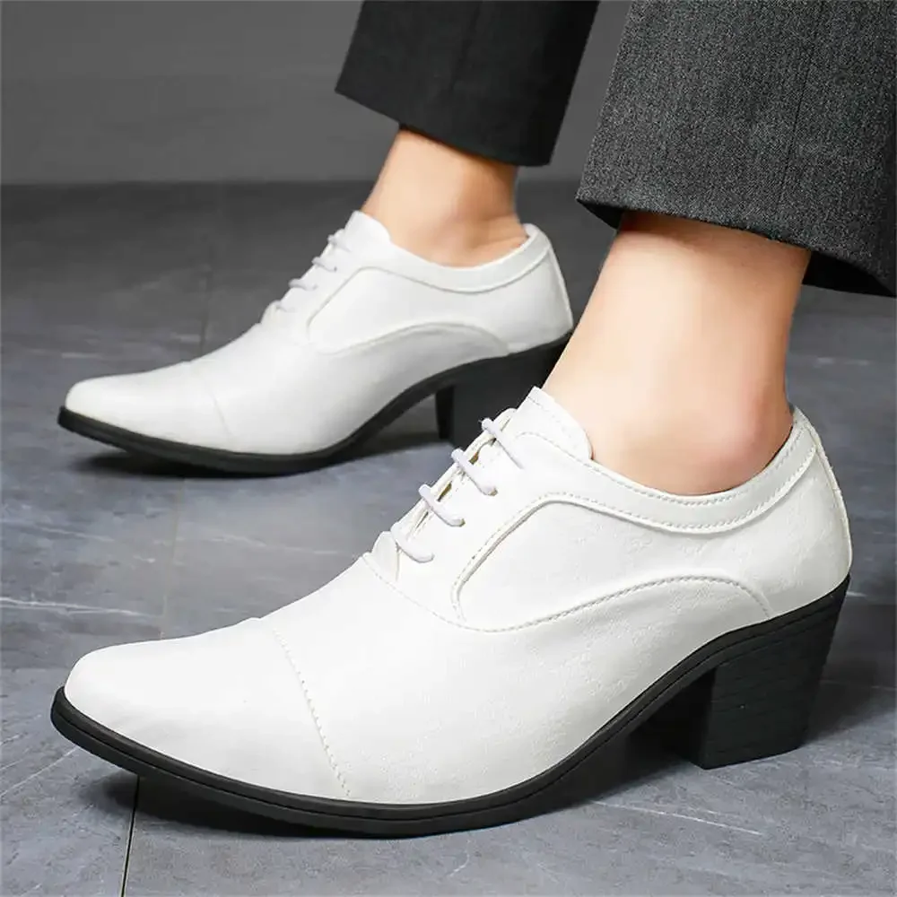 

Dress Wedding Tall Shoes Men's Flat Boots Retro Sneakers Sport Lofer Basctt High End Runners Latest Sapato Authentic