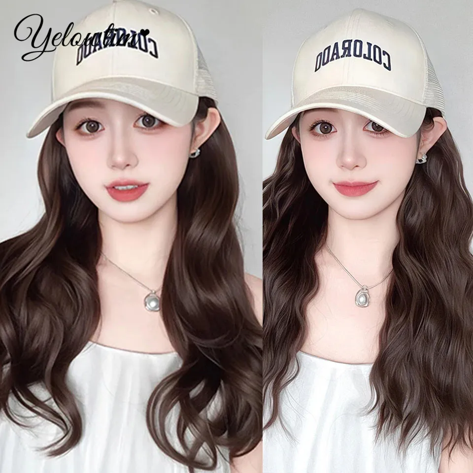 

Synthetic 12inch Baseball Wig White Hat Wigs Cap With Hair Naturally Connect Short Hair Baseball Cap Adjustable Breathable