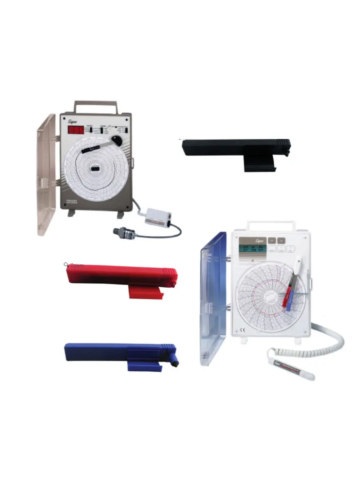 مسجل مخطط الضغط SUPCO CR87P ورق الرسم البياني 24h500PSI مخطط 24 ساعة 500 رطل لكل بوصة مربعة