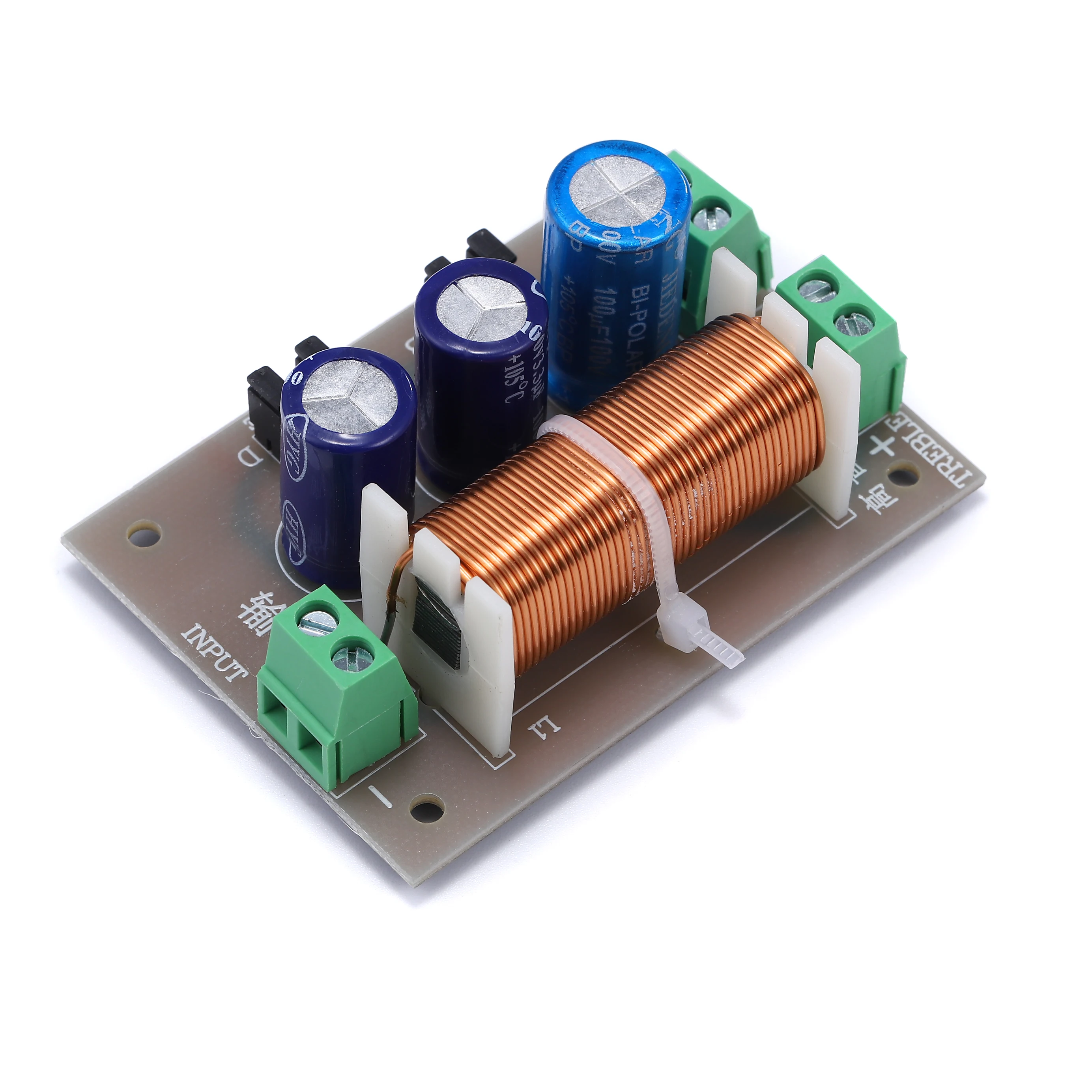 YLY-2088 400W Adjustable 2 Way Crossover Filters 1 Unit Audio Speaker Frequency Divider Full Range Treble Bass image 2