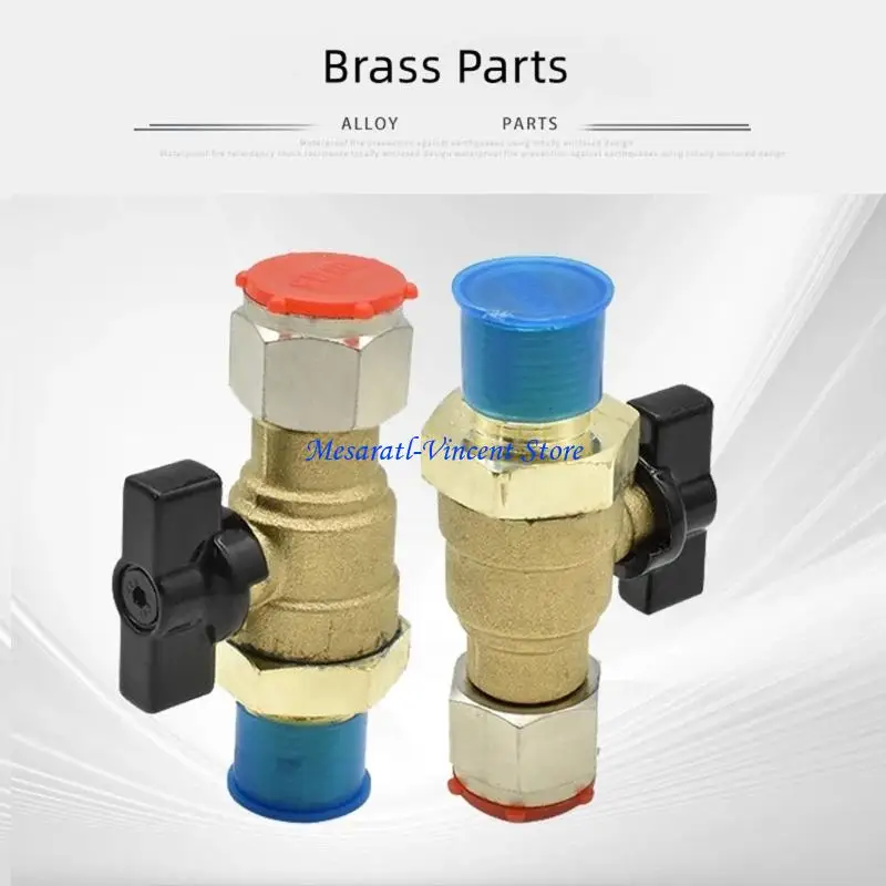 A70F Vehicle Air System Replacement Component, Integrated Metal Exhaust and Shutoff Control Assembly With Lever Handle and