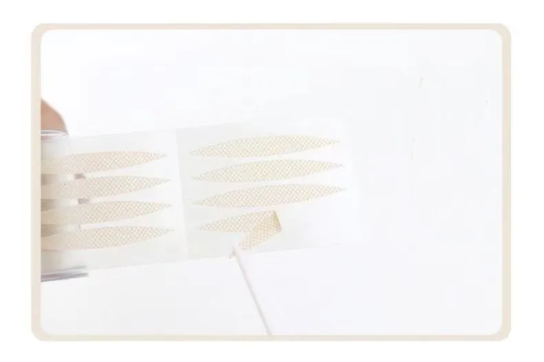 Description Picture 4 of item600 Pcs Eye Lift Strips Double Eyelid Tape Clear Gray Eyelid Stripe Big Eyes Invisible Double Fold Eyelid Sticker Makeup Tools
