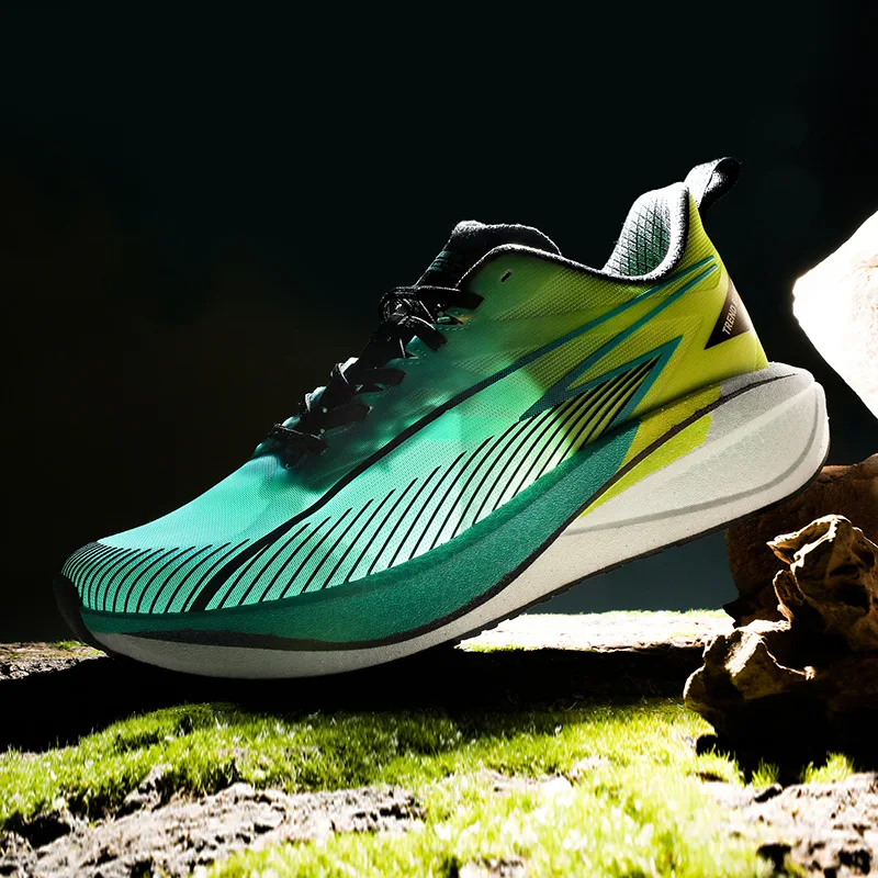 

AJHL Outdoor Breathable Running Shoes Carbon Plate Cushioning Running Shoes Student Fashion Sports Shoes Lightweight Sneakers