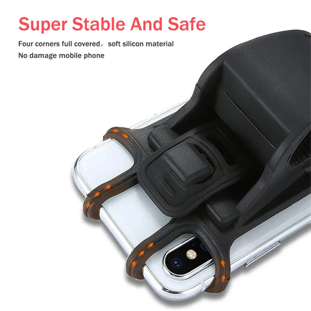 vvocc iBaby Stroller Accessories Universal stroller Silicone Phone Holder Mobile Phone Holder for pram Bicycle GPS Mount Bracket