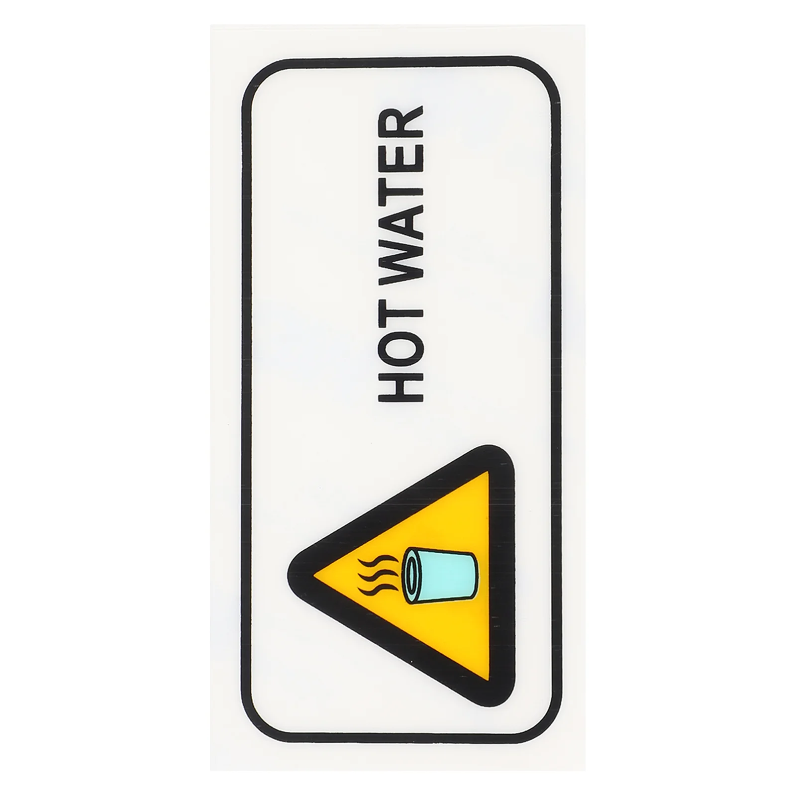 Pipeline Warning Signs Hot Water Labels Decals Caution Stickers Applique The Pet