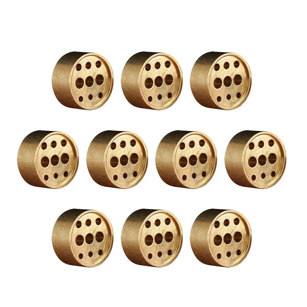 10pcs Metal Incense Burner Holder Tray for Sticks and Cones – Zinc Alloy Aromatherapy Accessory