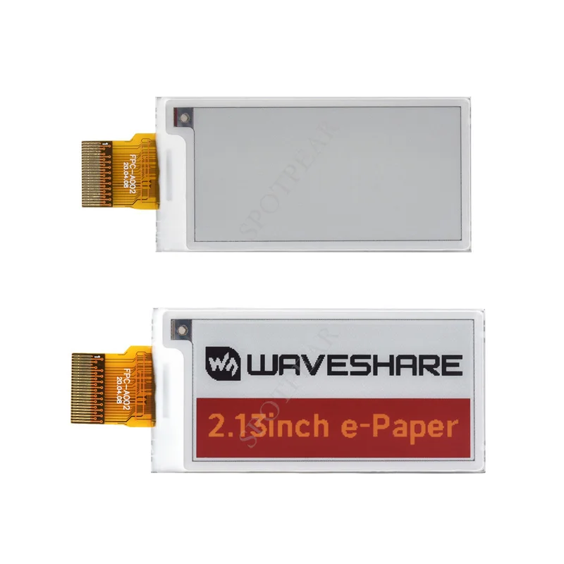 Himbeer Pi 2,13 Zoll E-Paper Hut (g) rot/gelb/schwarz/weiß SPI-Schnitts telle 250x122 Auflösung für Arduino/Jetson Nano/Stm32