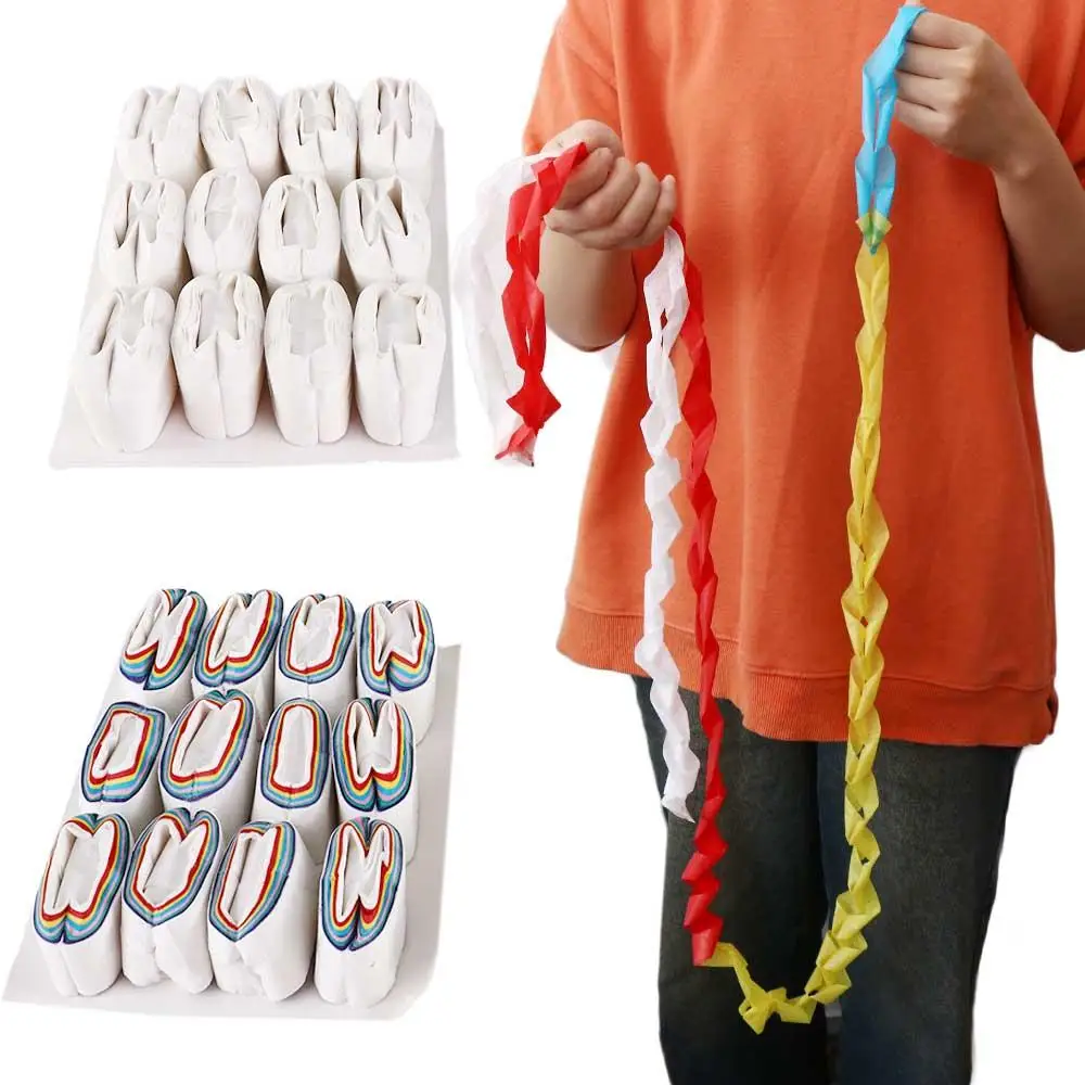 

Mouth Paper Magic Tricks Magic Toys Toy For Kids Multi-color Mouth Coils Paper Mouth Pulling Paper Streamers from Mouth Magic