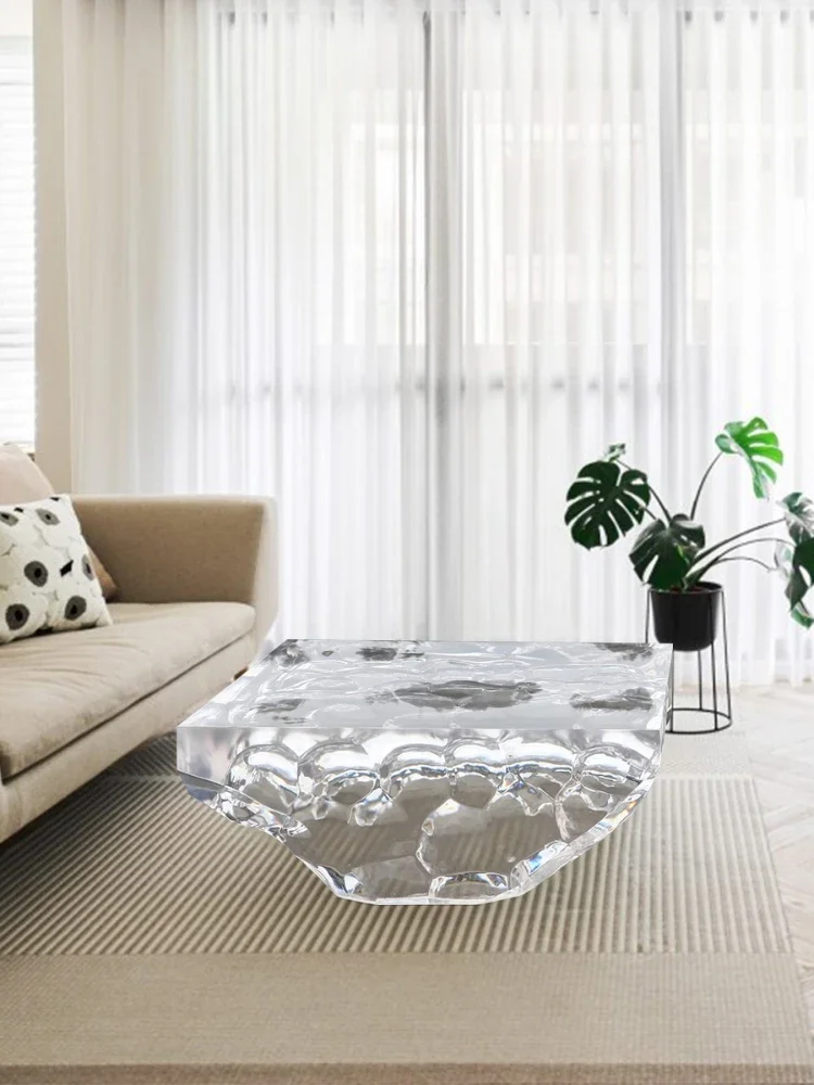 Simple Modern Transparent Resin Home Living Room Home Tea Table