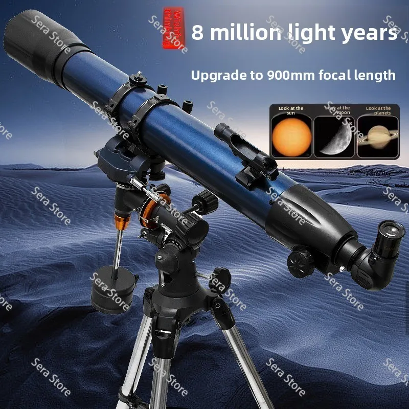 High power high definition astronomical telescope large aperture lunar professional space outdoor student scientific stargazing