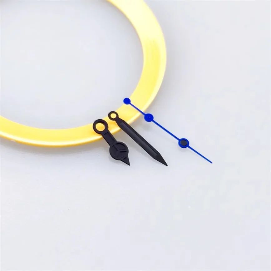 Accesorios de reloj de movimiento NH35, accesorio de mano negro, rojo, azul, amarillo, sin luminiscencia, NH35/NH36