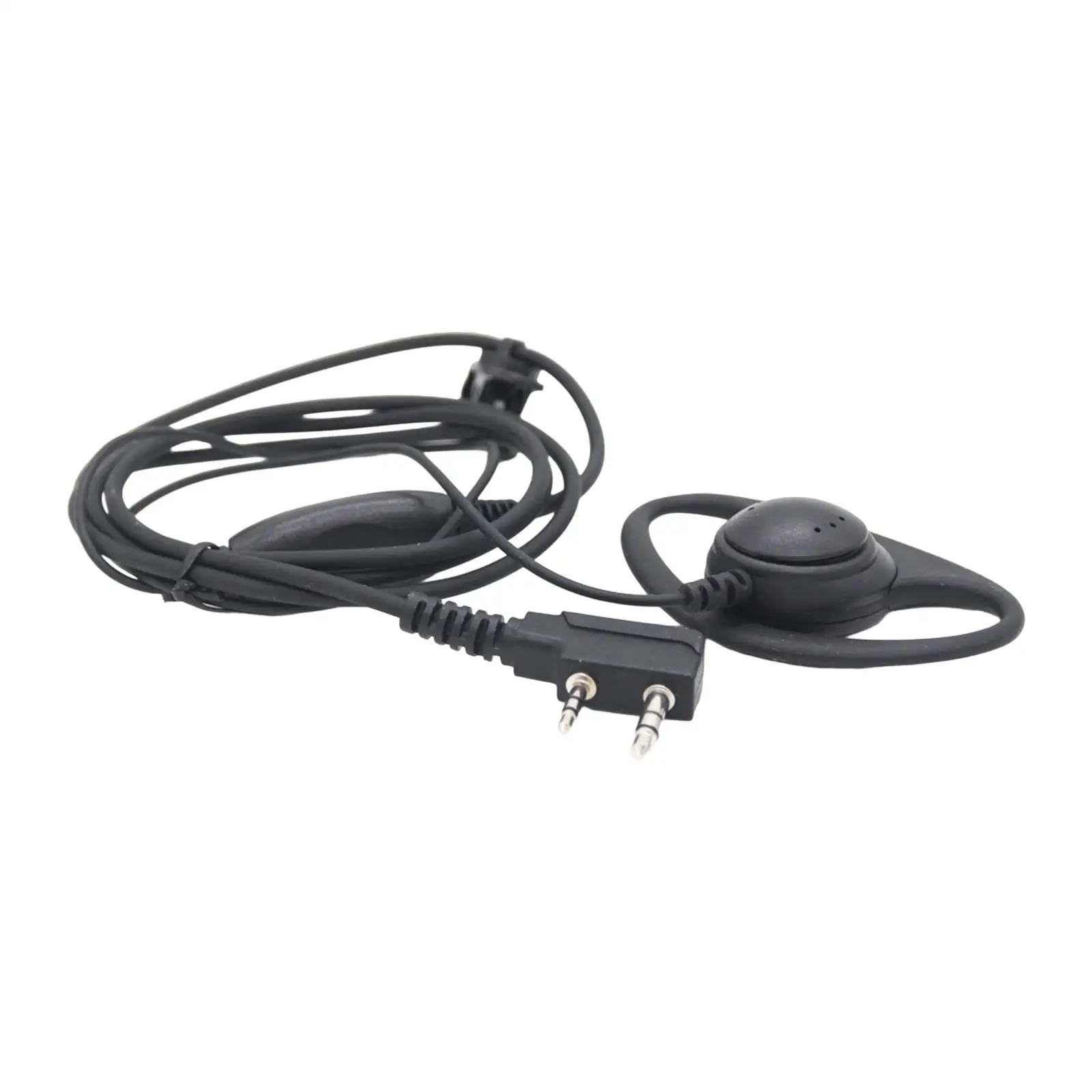 PTT Mic Headset K Head Connector Ear Hook Headphone Earbud 3.5mm 2.5mm Jack 2 Way Radio Earphone
