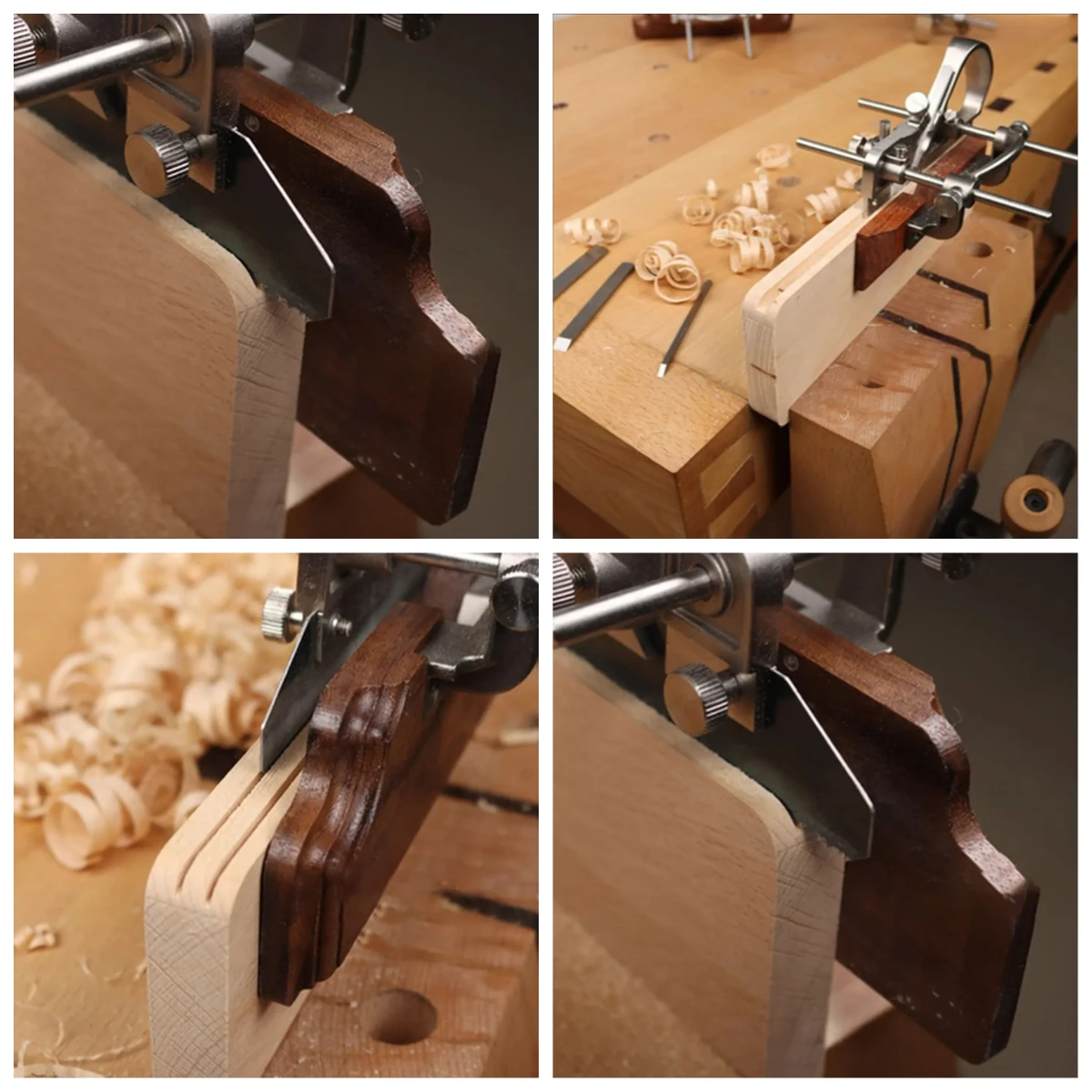 

Adjustable Grooving Hand Plane Comes with 4 Sizes Blades 3mm 6mm 9mm 12mm for Woodworking