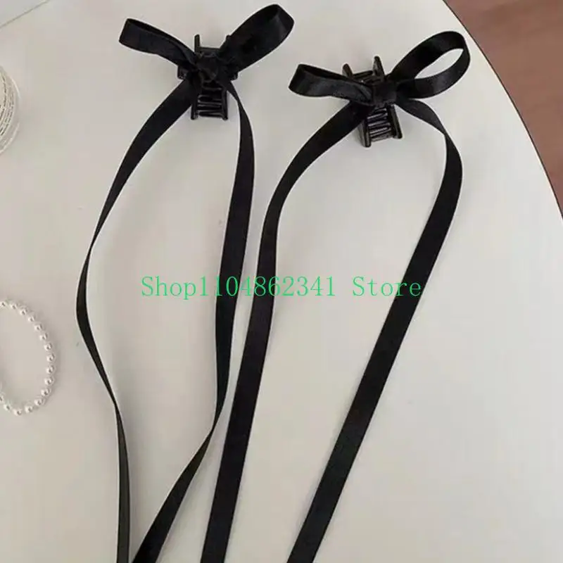 レディース用の5ASDボウヘアクリップソリッドカラーチャイルドヘアピンバレットリボンヘッドウェア