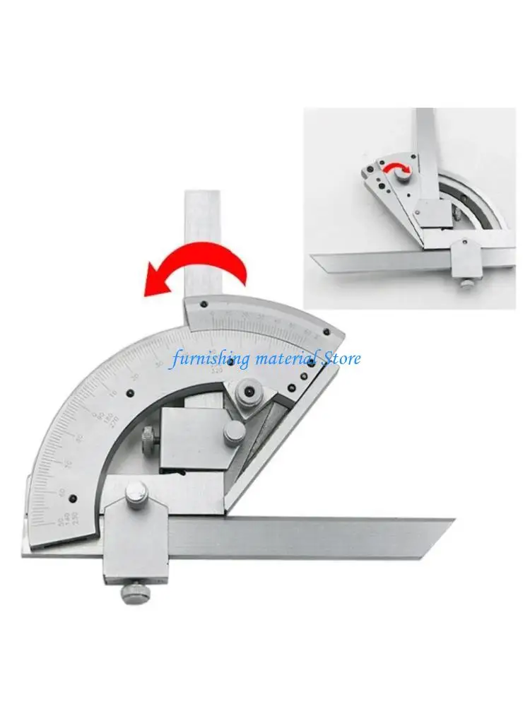 

Y5GD 0-320° Angles Measuring Rulers Measurement Instrument Precisions Angles Finder Rulers Metal Vernier Bevel Protractor
