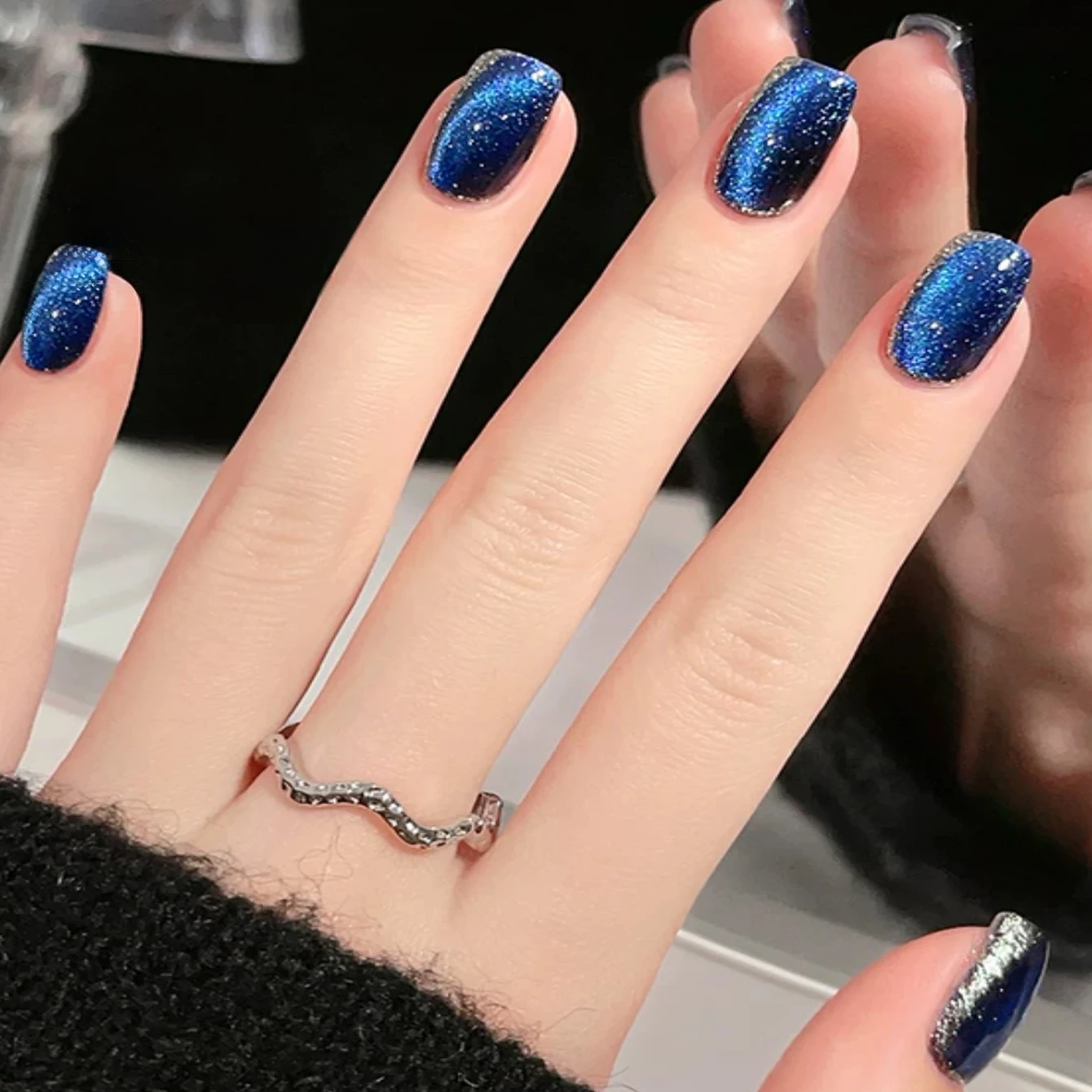 MEC1-12PCS 12ML ブルーグリーンシリーズ 爆発グリッター ドリームキャッツアイ ジェルネイルポリッシュ、2025年人気 ホワイトニングダイヤモンドジェルオイル