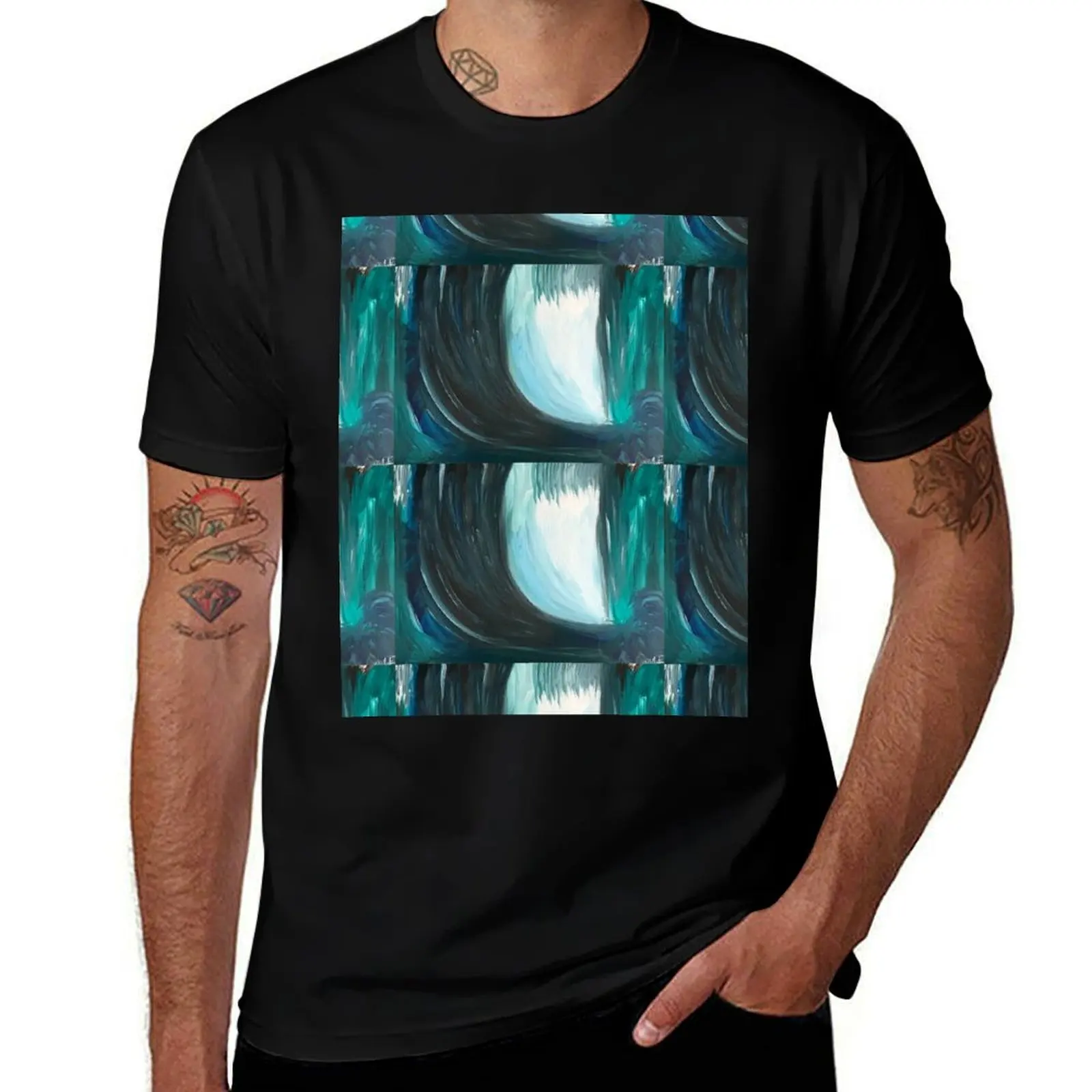 Perfect wave or ice cave T-Shirt tops graphics shirts graphic new edition black t shirts for men