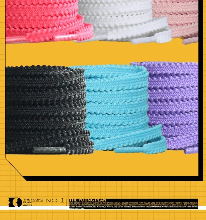 1 Paar elastische Seil-Schnürsenkel für Schuhe, lässige Turnschuhe, Tennisschnürsenkel, flache Schnürsenkel, 120/140/160 cm, Schuhzubehör – Detail 9