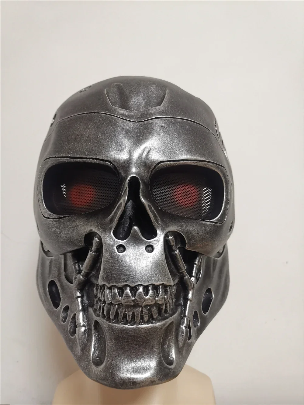 Skull Future Warrior Terminator T800 Robot Mask Movie Silver Golden CS Protection COS Masks