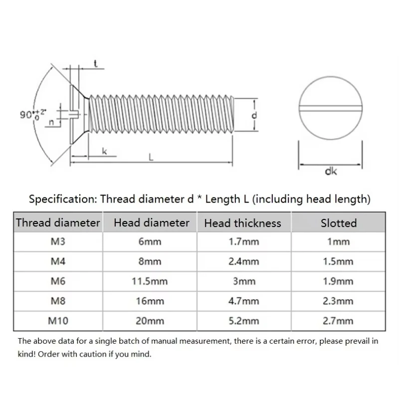 PEEK Slotted Flat Countersunk Head Machine Screw M3 M4 M6 M8 M10 Heat Resistant Acid Alkali Insulated Plastic Bolt