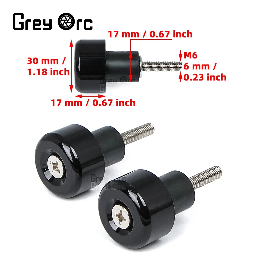 Motorcycle Handlebar End Plugs Weight Cap For Suzuki GSXR600 GSXR750 GSXR 600 750 K6/K7/K8/K9 Motorcycle Modified Parts view 3