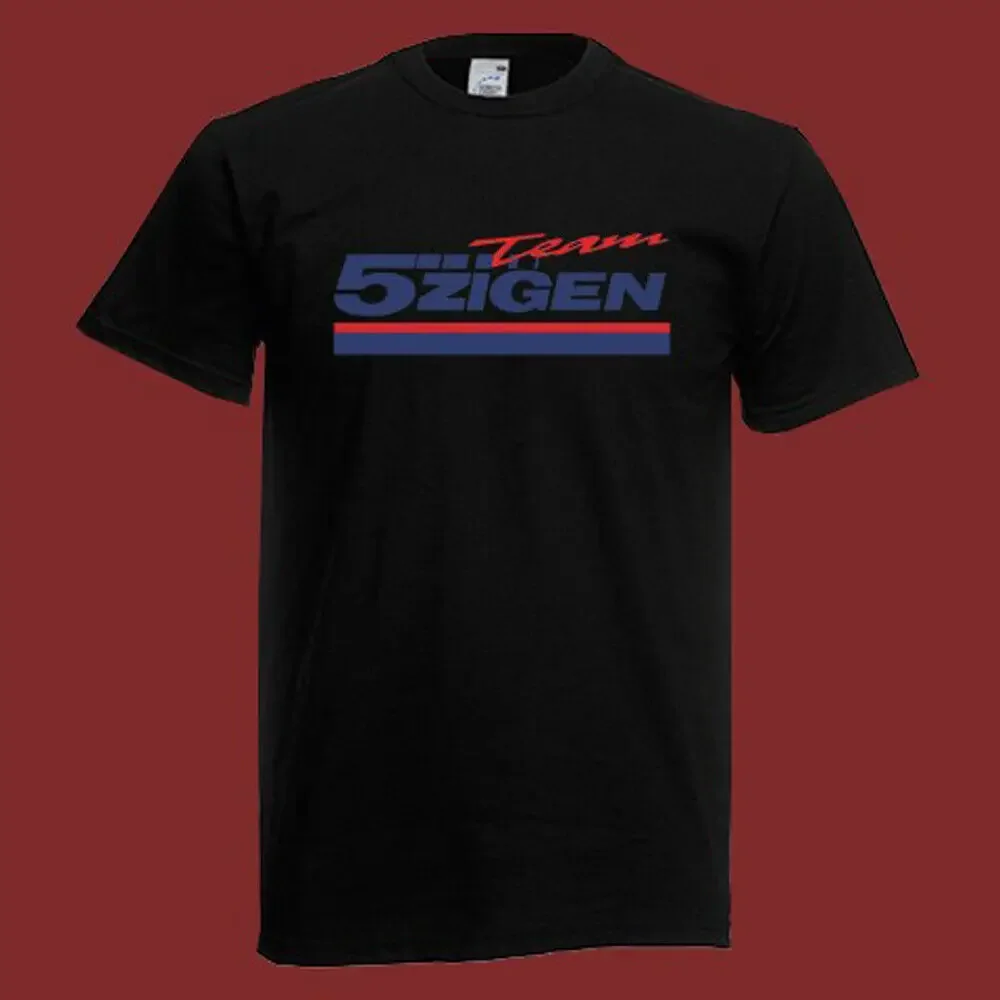 5zigen 5 Zigen Racing Men's Black T Shirt Size S 5XL